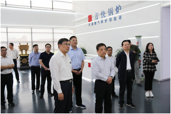 安陽市委副書記，市長靳磊一行蒞臨方快鍋爐公司開展調(diào)研指導(dǎo)工作