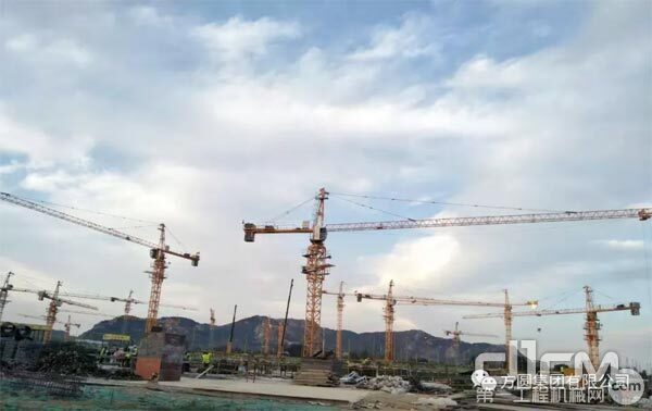 多臺TC5510型塔機再次落戶內蒙古大草原