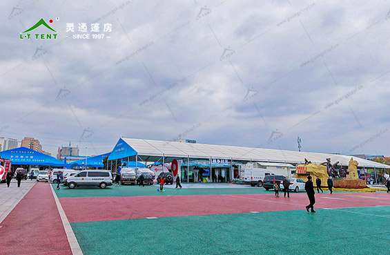 7591568883189459.jpg 靈通篷房為農高會搭建會展篷房