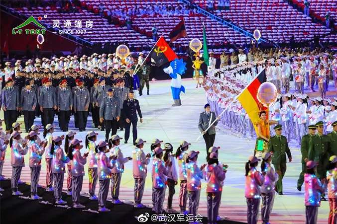 軍用篷房生產(chǎn)廠家 靈通賽事篷房為軍運(yùn)再添色彩