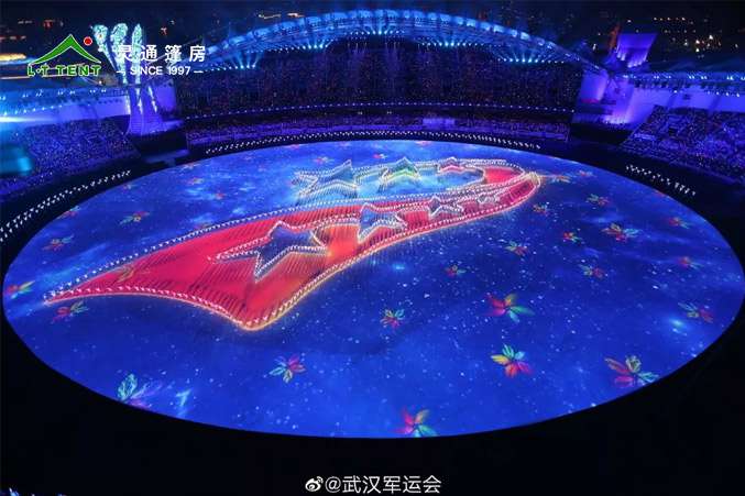 軍用篷房生產(chǎn)廠家 靈通賽事篷房為軍運(yùn)再添色彩