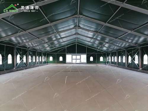 靈通篷房為企業搭建臨時倉儲篷房 靈通篷房為企業搭建臨時倉儲篷房