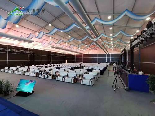 靈通篷房服務于2019青島上合峰會 靈通篷房服務于2019青島上合峰會