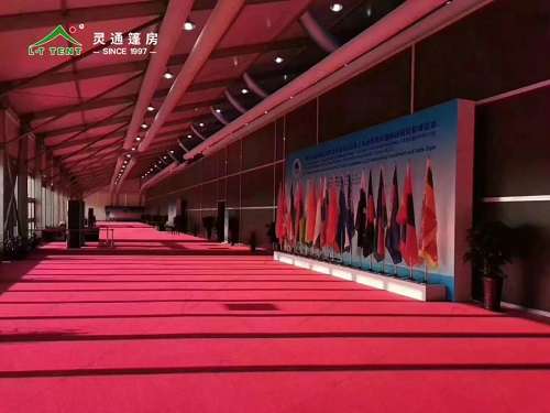 靈通篷房服務于2019青島上合峰會 靈通篷房服務于2019青島上合峰會