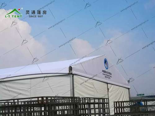 靈通篷房服務于第二屆上海進博會 靈通篷房服務于第二屆上海進博會