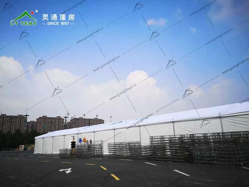 靈通篷房服務于第二屆上海進博會 靈通篷房服務于第二屆上海進博會