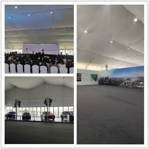 靈通活動篷房助力蔚來落根合肥 靈通活動篷房助力蔚來落根合肥